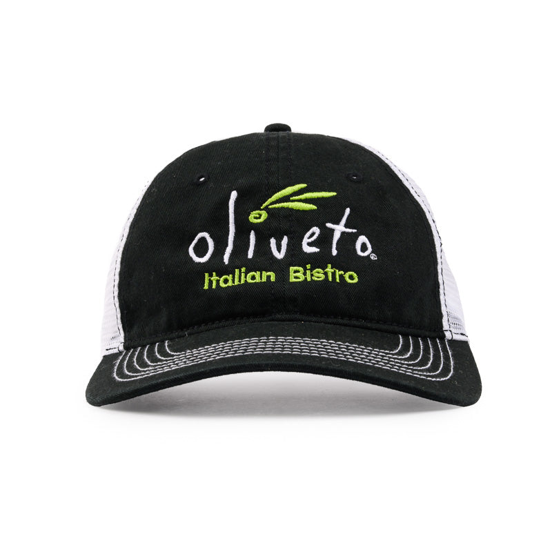 Oliveto Mesh Back Cap - Black / White