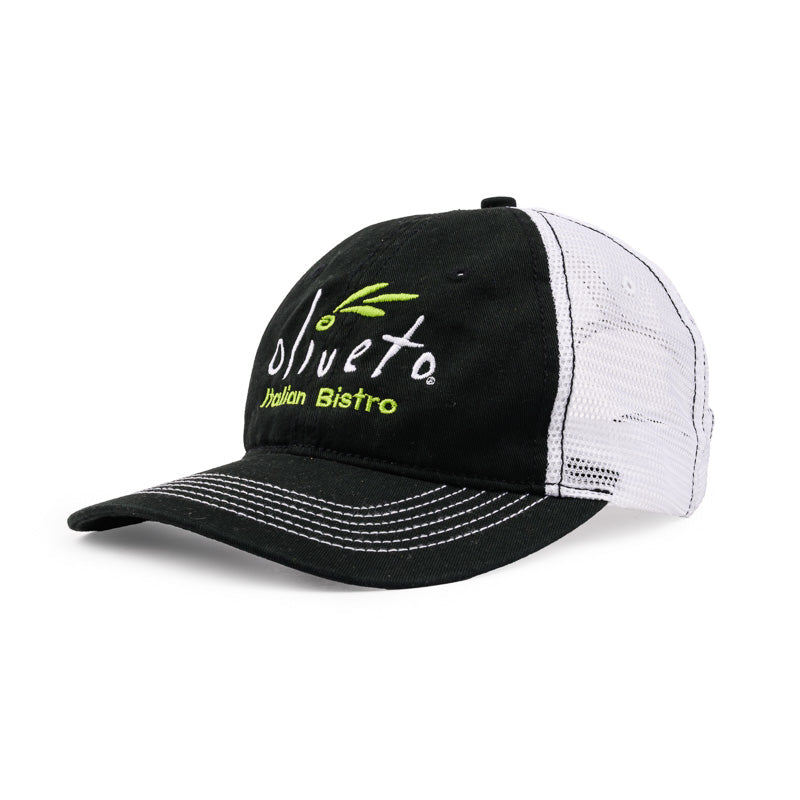 Oliveto Mesh Back Cap - Black / White