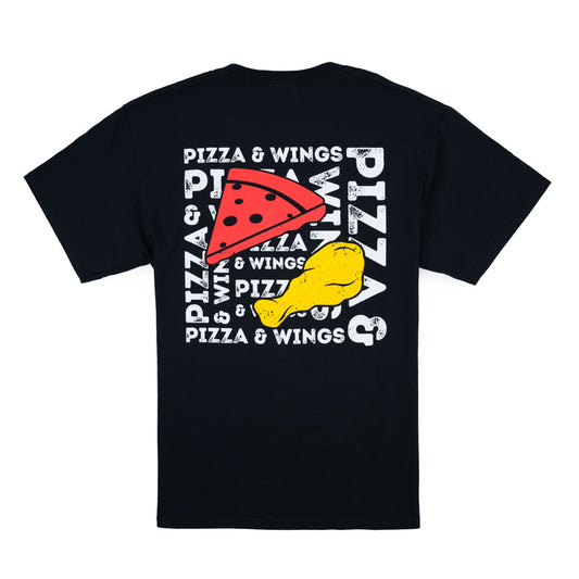 Slice & Drum Tee - Black