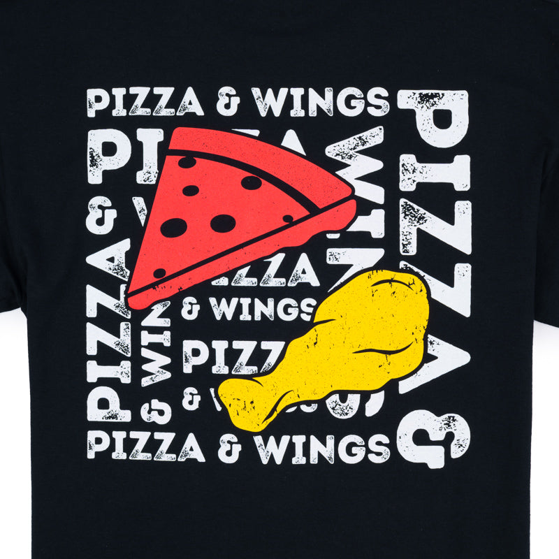 Slice & Drum Tee - Black