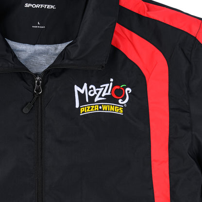 Raglan Driver Jacket - Black / Red