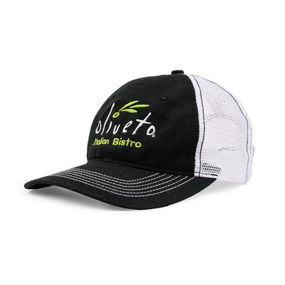 Oliveto Mesh Back Cap - Black / White